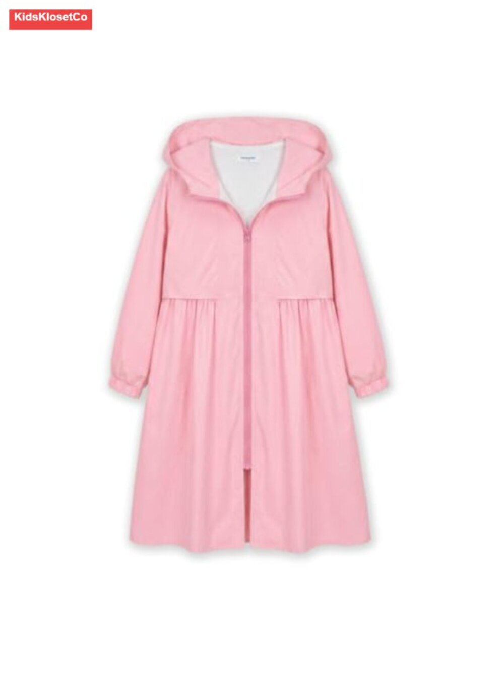 Girls Waterproof Rain Jacket Lightweight Hooded Windbreaker with Lining - Picture 1 of 6